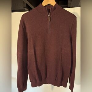 Nordstrom Men’s Burgundy 1/4 Zip